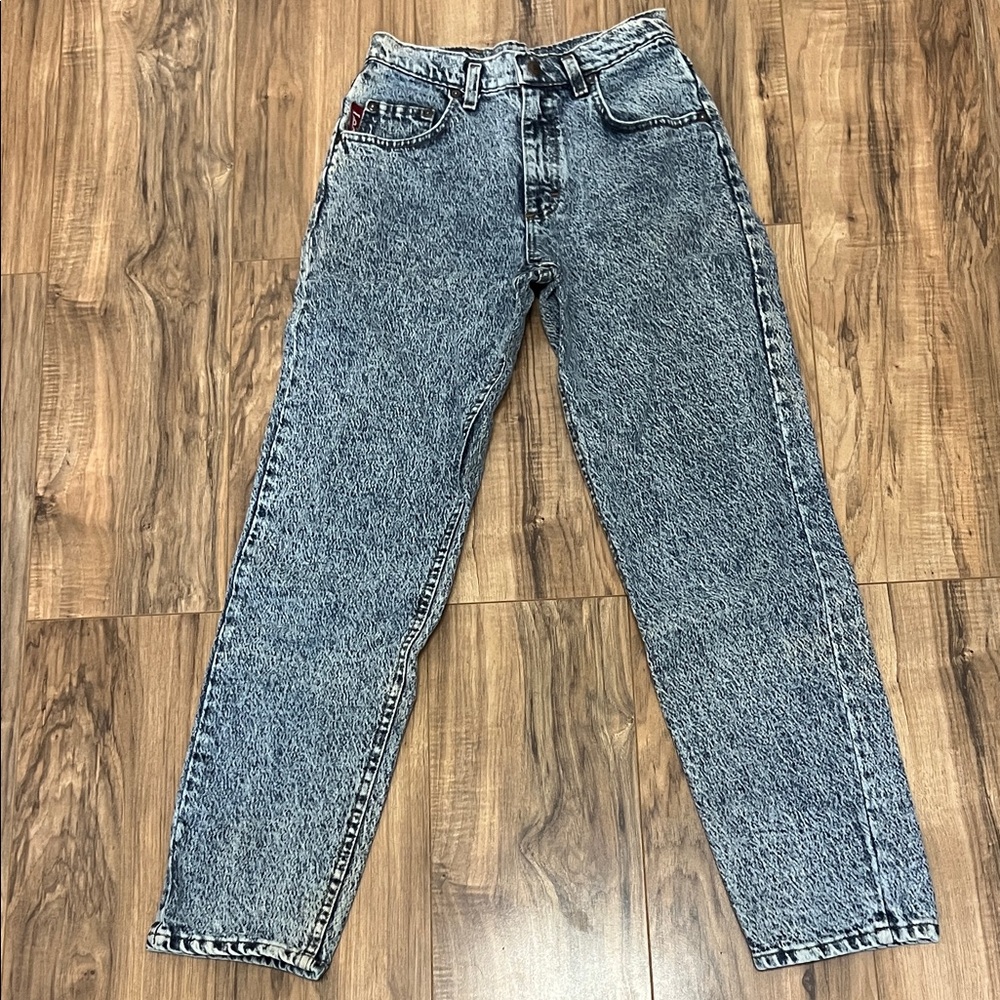 Vintage Lee High Waist Tapped Mom Jeans Sz 16 REG